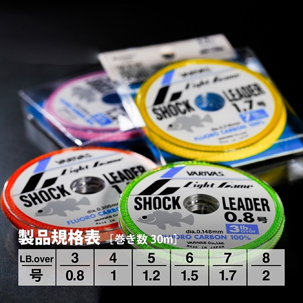 ライトゲーム ショックリーダー フロロカーボン